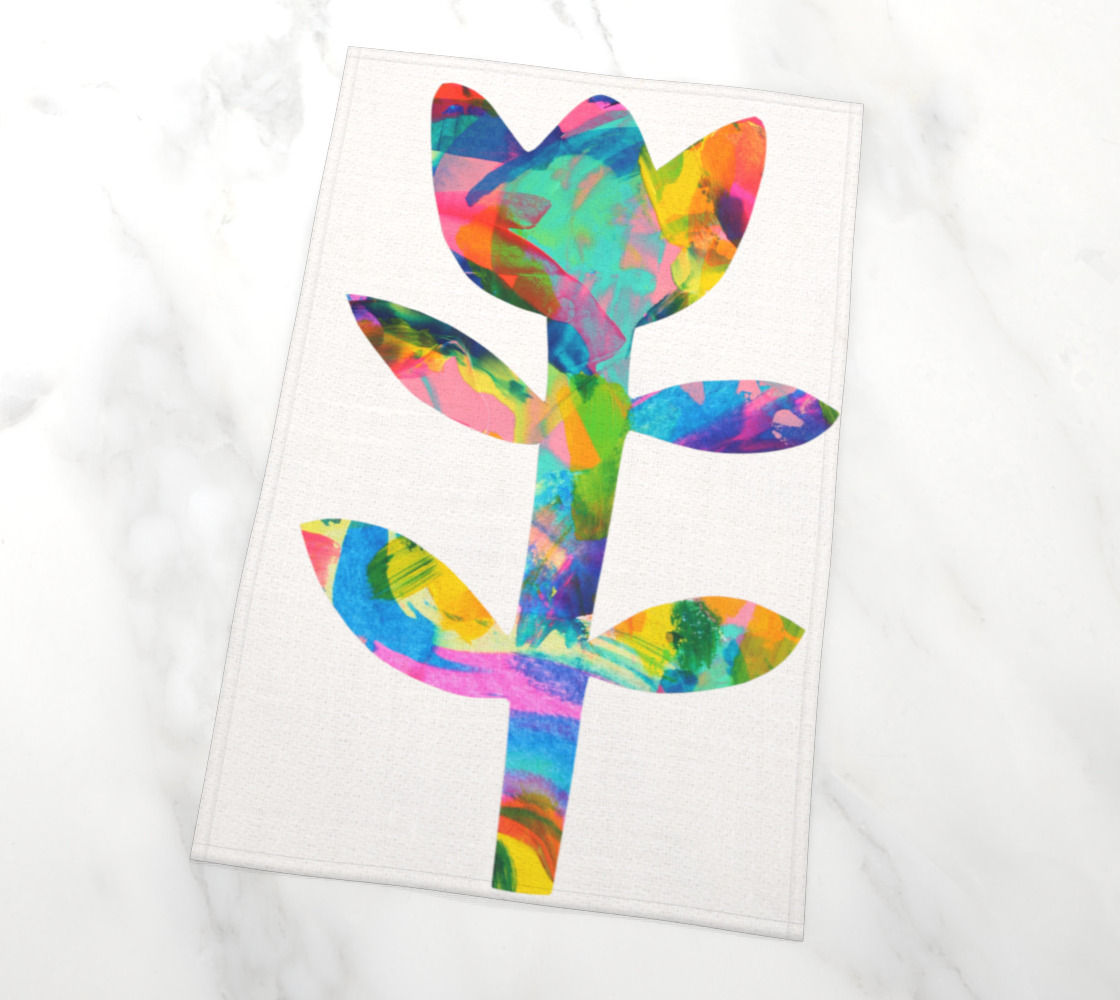 Bloom Bright 1- Tea Towel