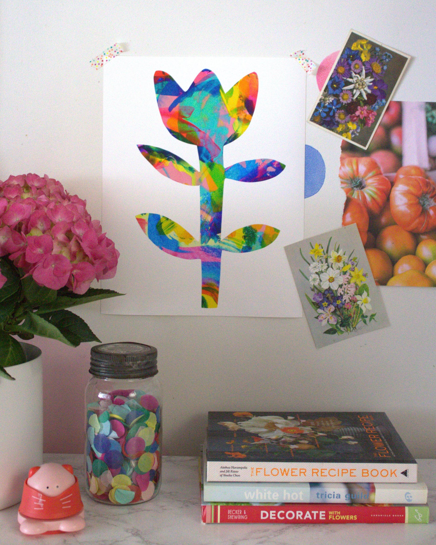Tulip– Vibrant Floral Art for Happiness Print 11" x 14"