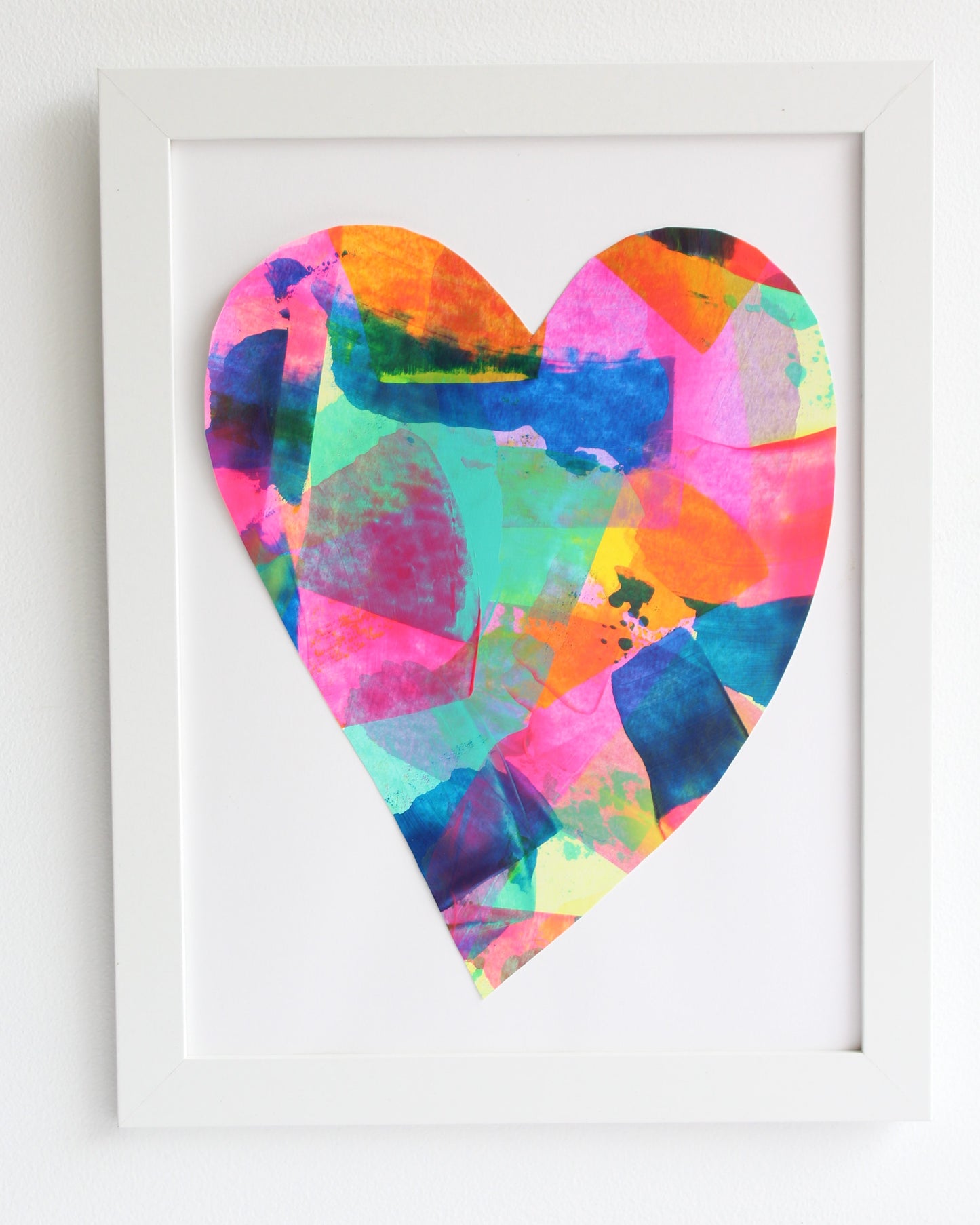Radiant Hearts 1- Original Collage Artwork