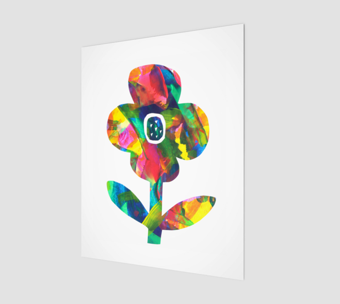 Bloom Bright 2– Vibrant Floral Art for Happiness Print 11" x 14"