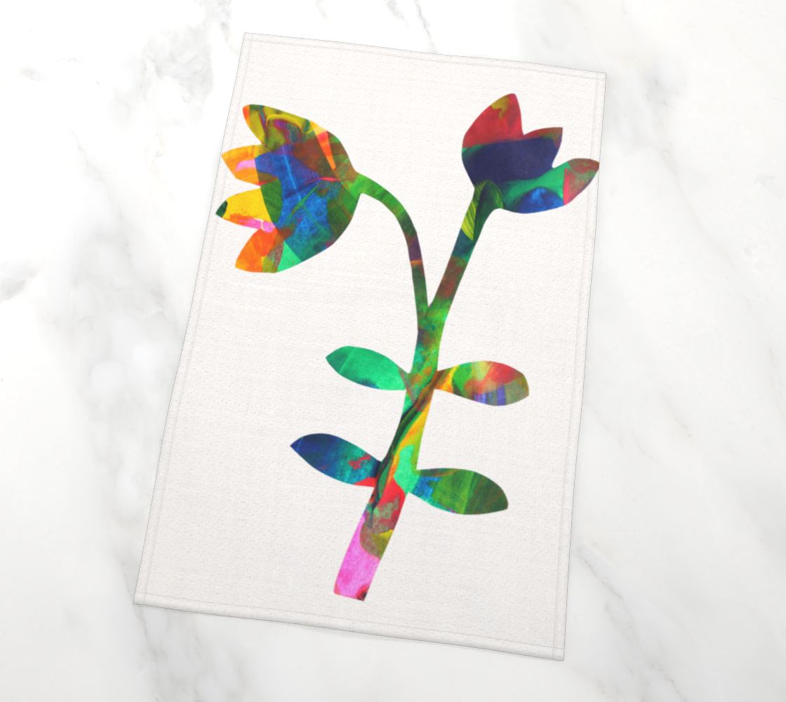 Bloom Bright 3- Tea Towel
