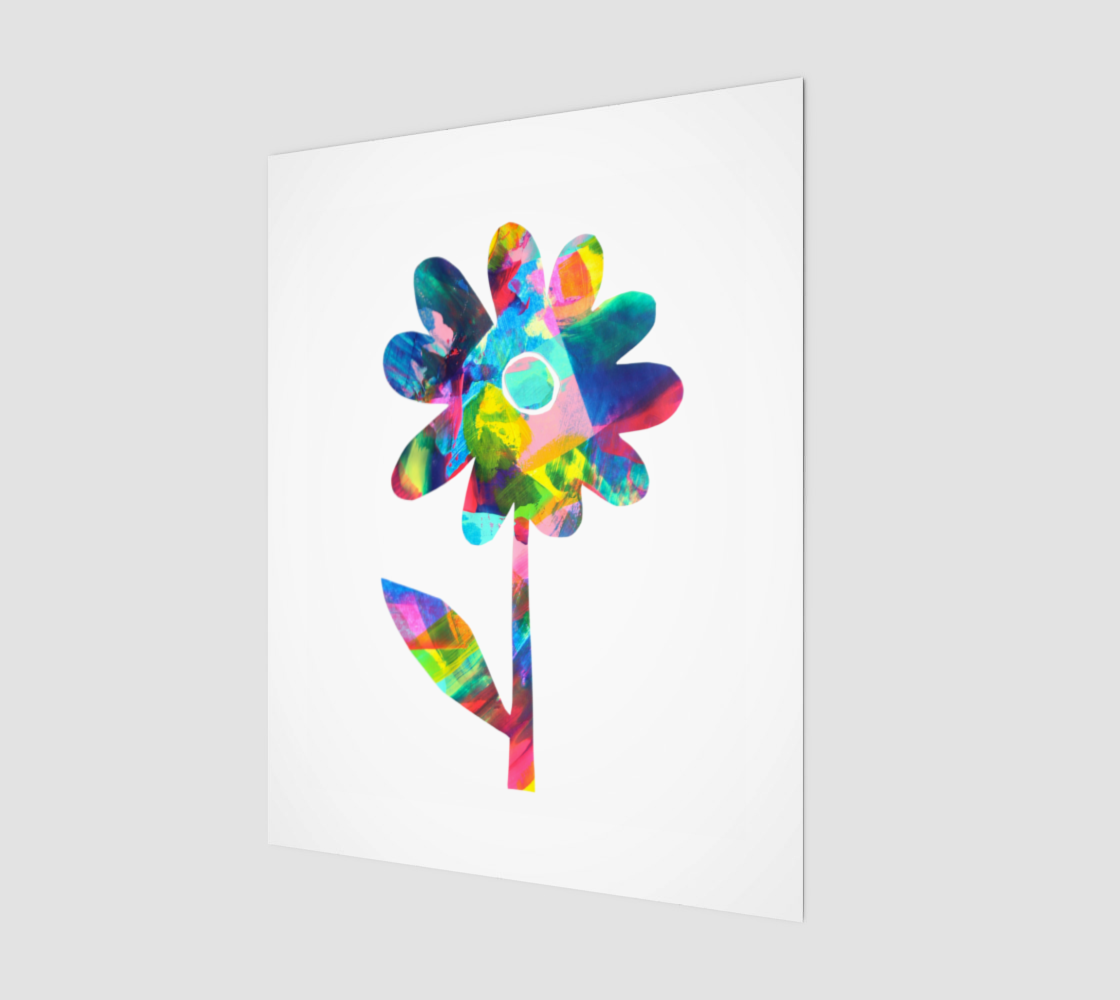 Bloom Bright 4– Vibrant Floral Art for Happiness Print 11" x 14"
